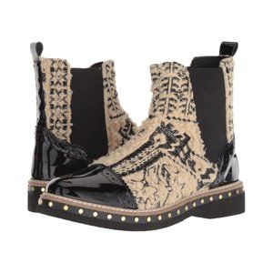 Free People Textile Atlas Chelsea Boot in Beige